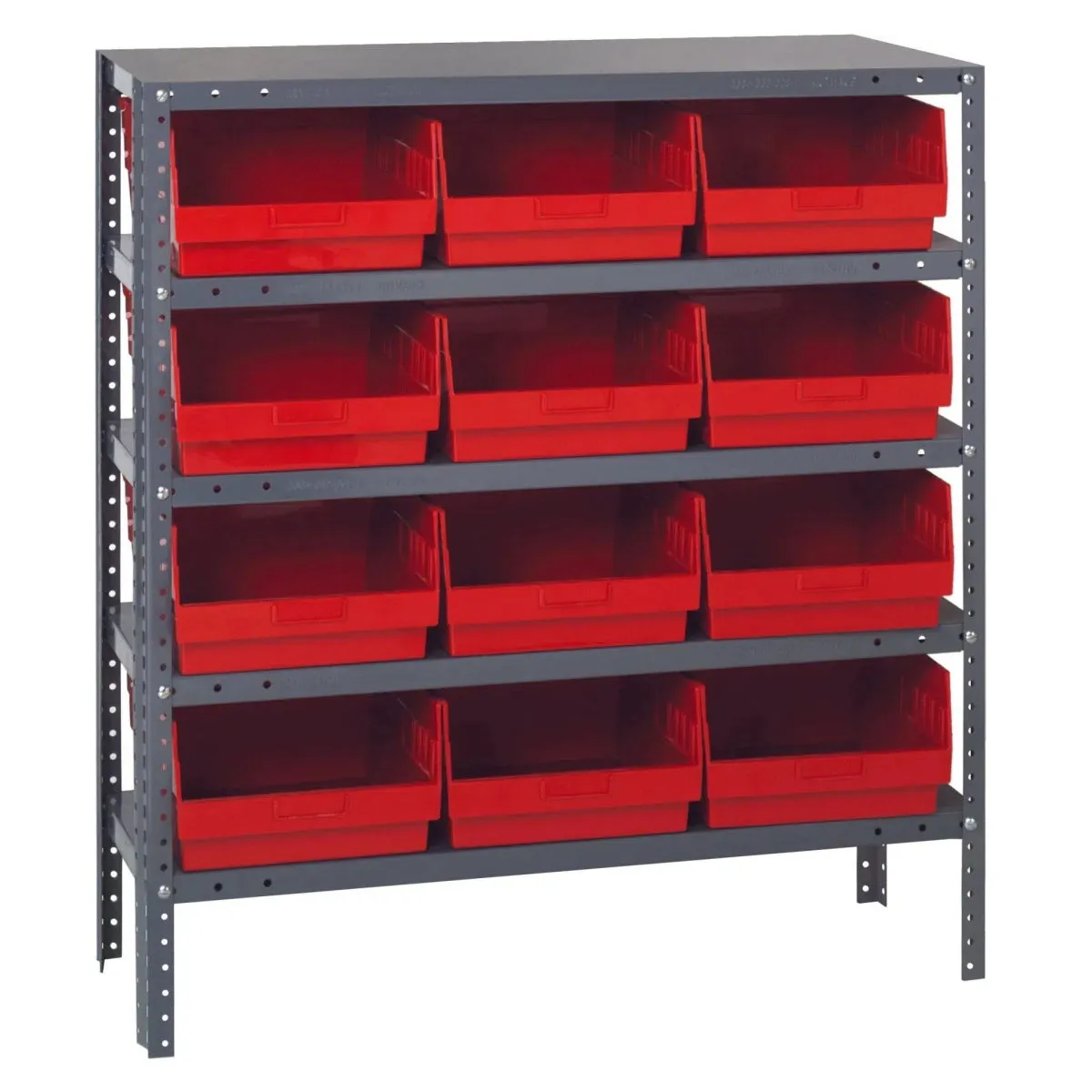 1239-209 | 12" x 36" x 39" Shelving Unit with 12 Bins
