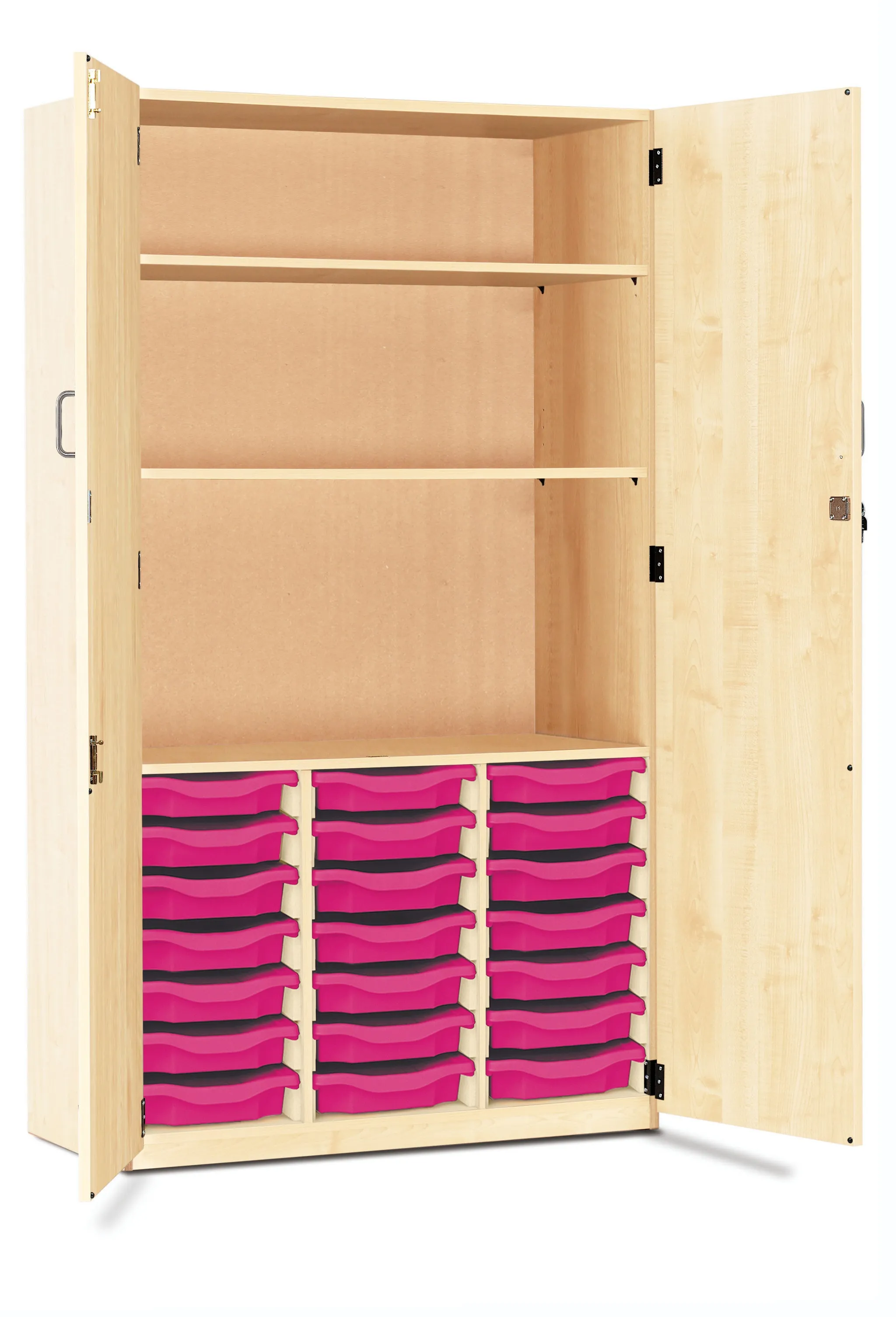21 Single Tray Storage Cupboard