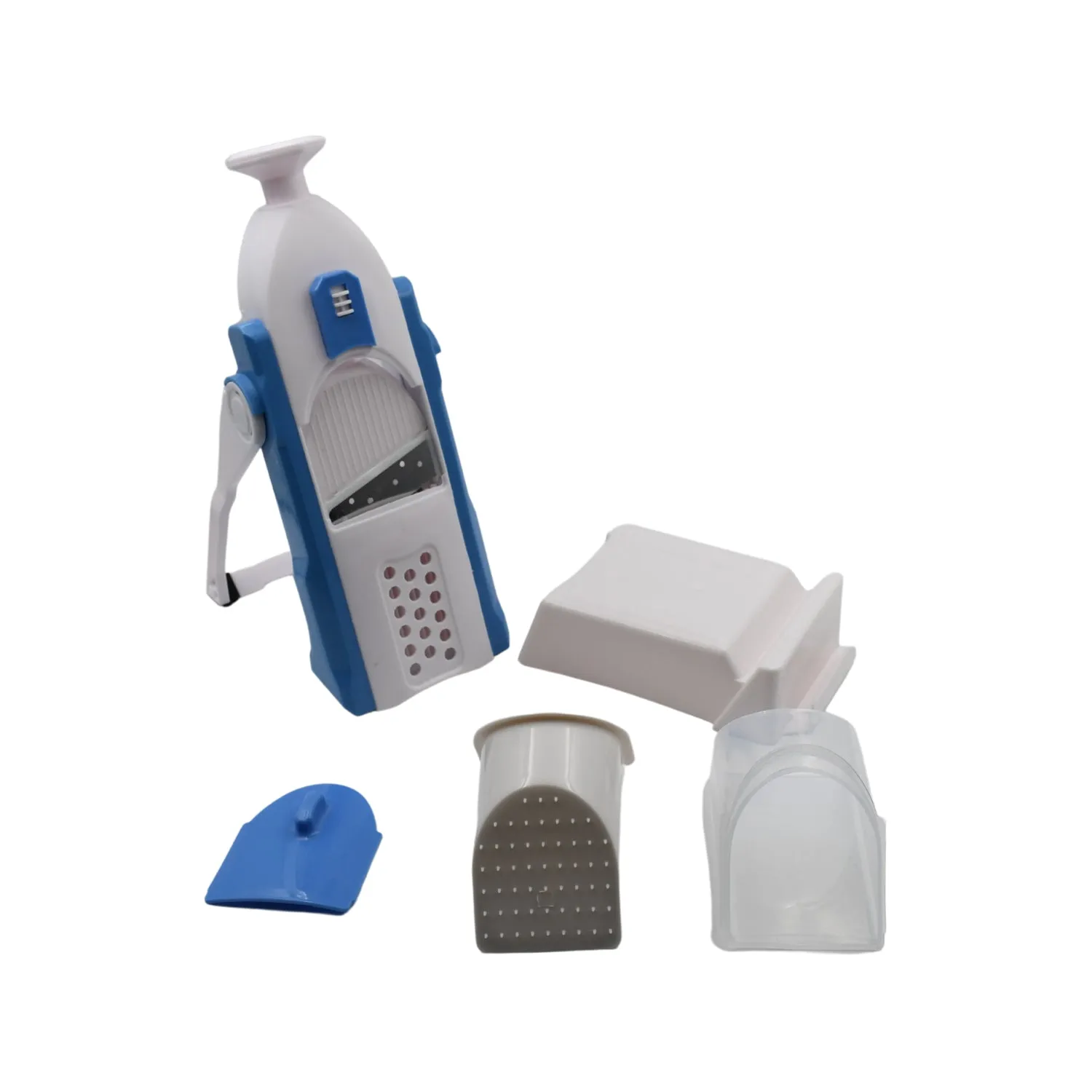 2803b  Multi-Function Time Saving Vegetable Slicer Cutter   Julienne 5-in-1 Food Vegetable Potato Chopper, Garlic Grinder