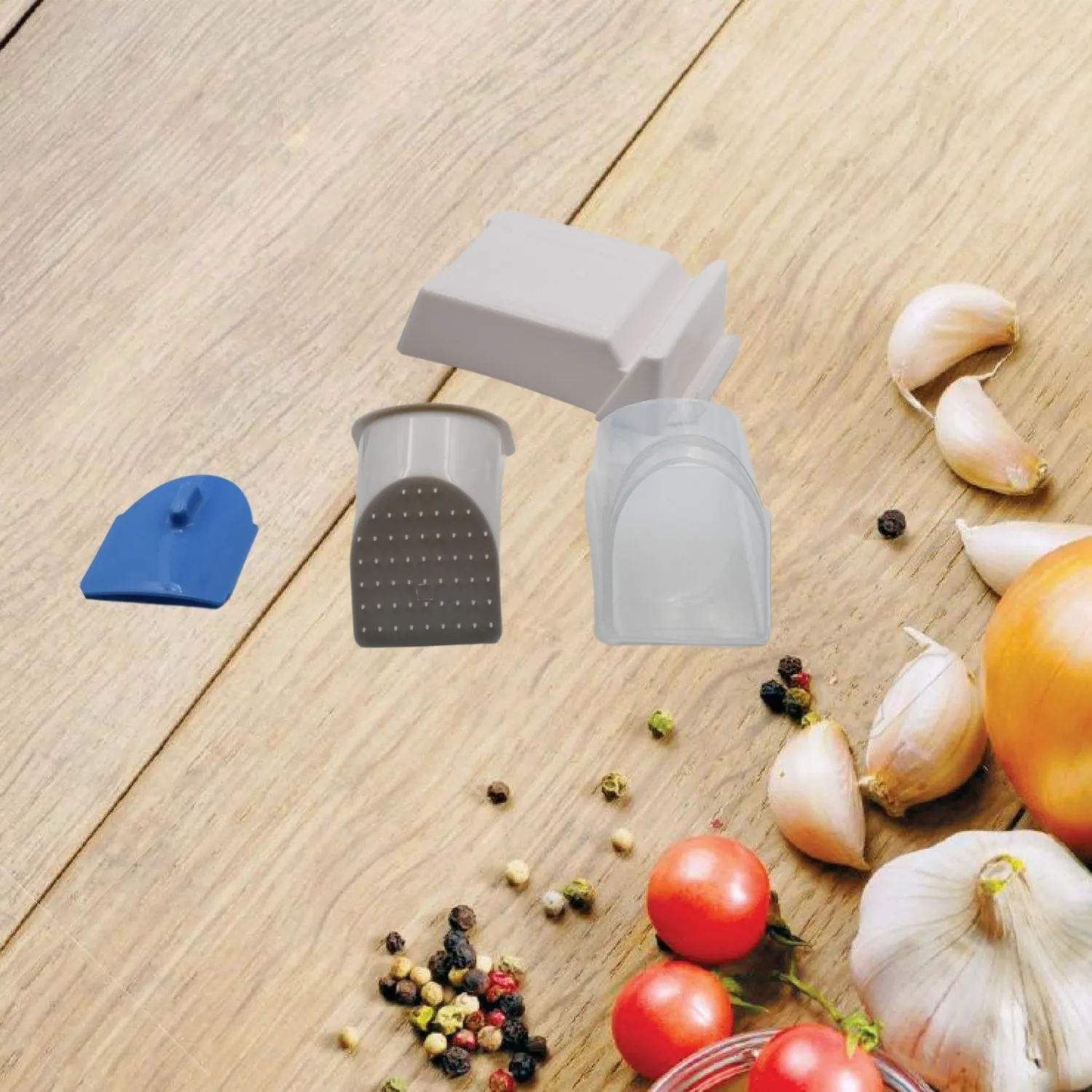 2803b  Multi-Function Time Saving Vegetable Slicer Cutter   Julienne 5-in-1 Food Vegetable Potato Chopper, Garlic Grinder