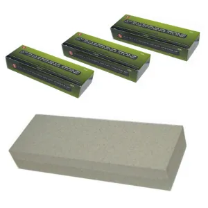 3 Pack 6" Aluminium Oxide Sharpening Stone Dual Hone Grit Knife Blade Sharpener