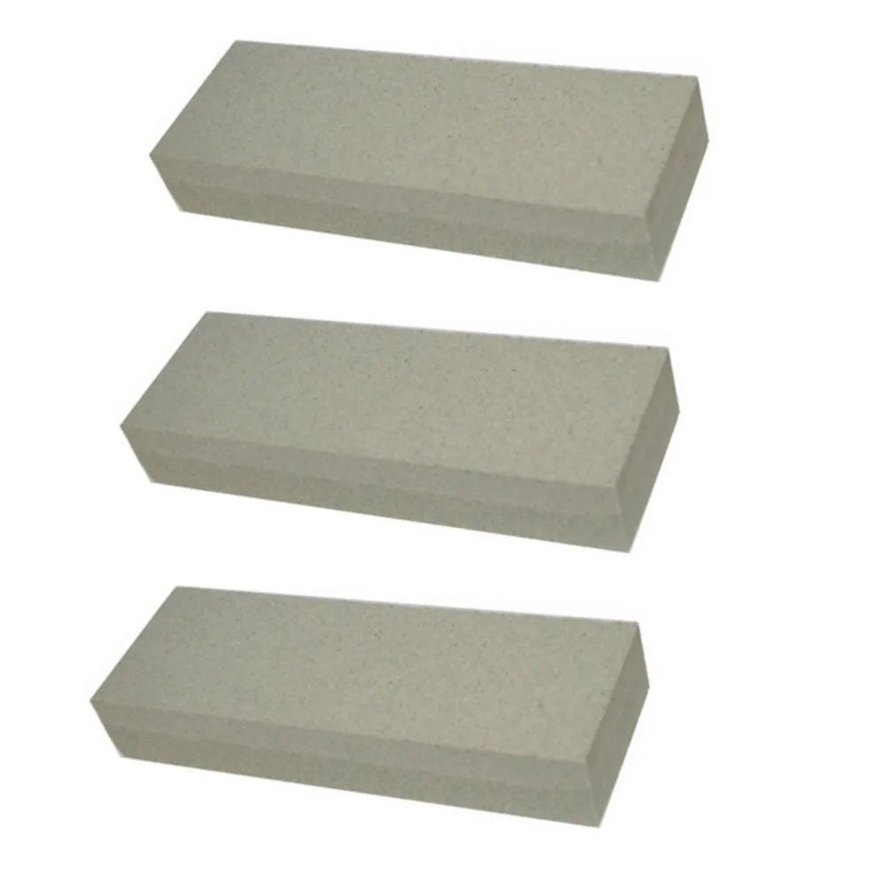 3 Pack 6" Aluminium Oxide Sharpening Stone Dual Hone Grit Knife Blade Sharpener