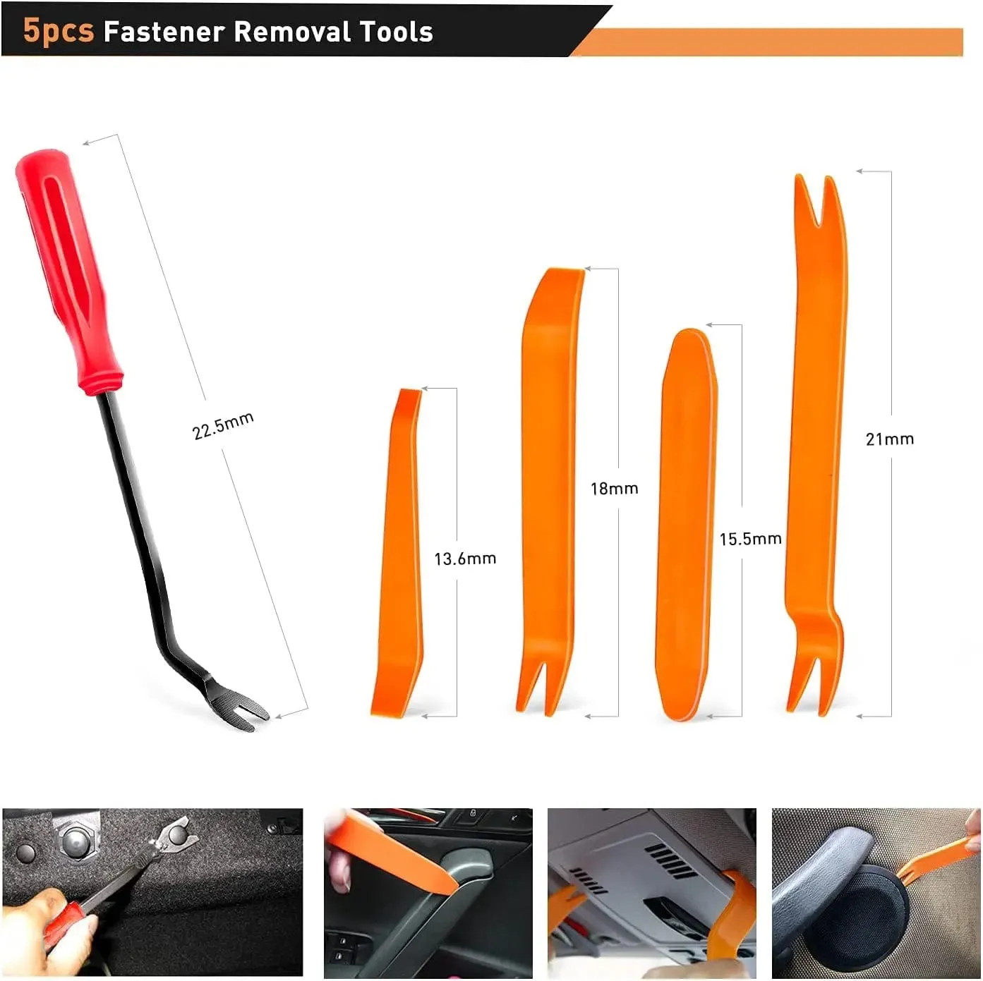 380 Pcs Car Push Retainer Clips Kits