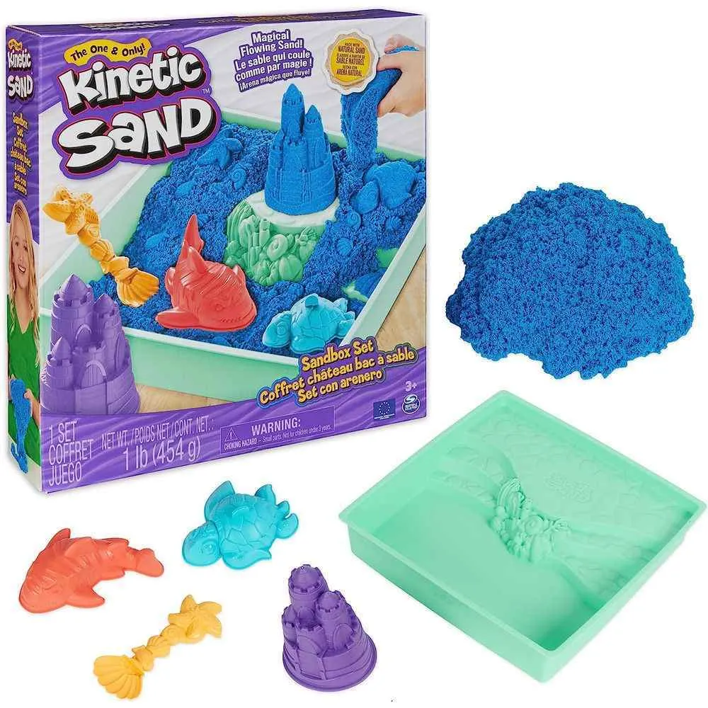 6067800 KINETIC SAND SANDBOX SET BLUE