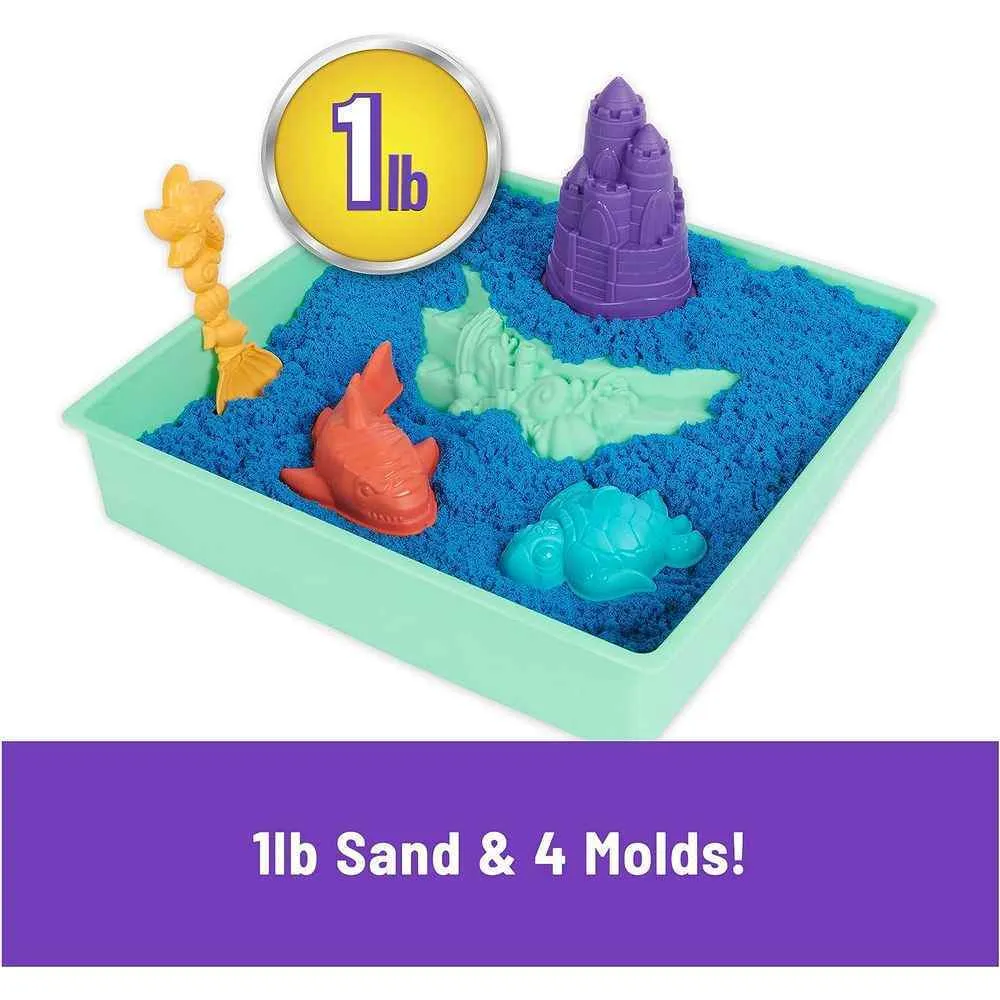 6067800 KINETIC SAND SANDBOX SET BLUE