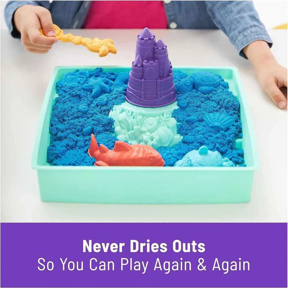 6067800 KINETIC SAND SANDBOX SET BLUE