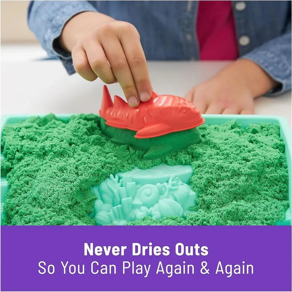 6067800 KINETIC SAND SANDBOX SET GREEN