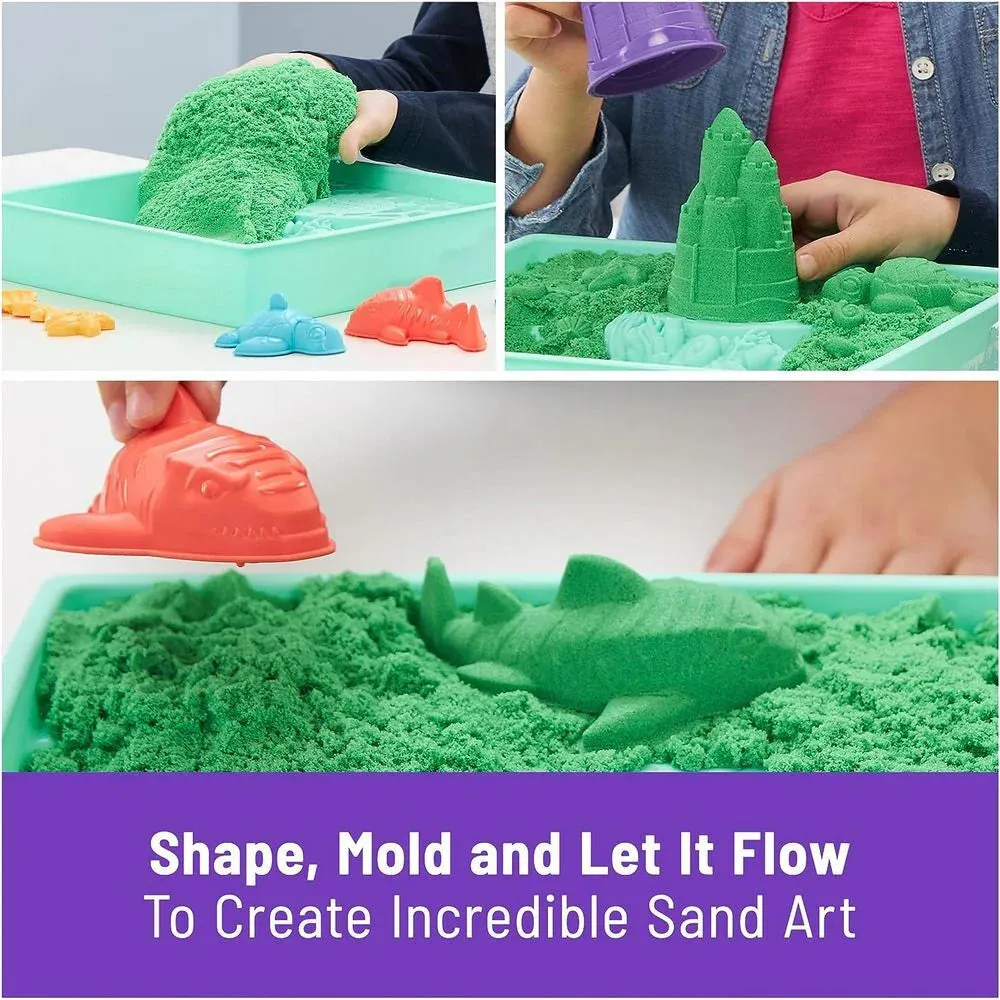 6067800 KINETIC SAND SANDBOX SET GREEN