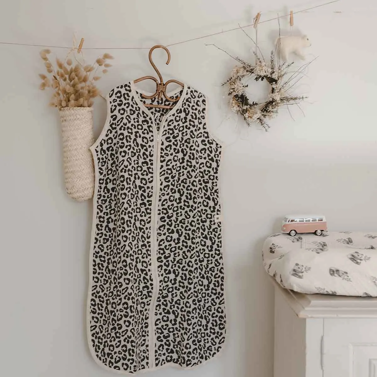 Adèle Summer Sleeping Bag Graou Greige