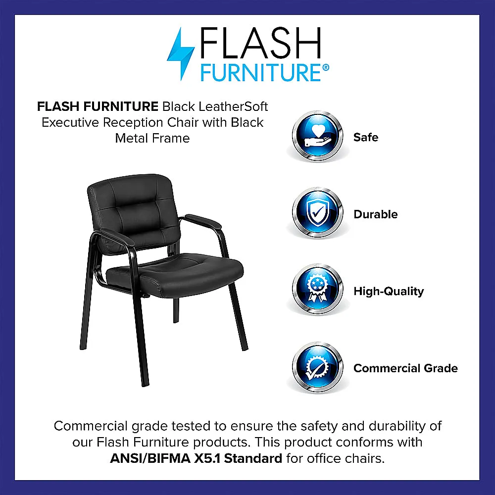 Alamont Home - Darwin  Contemporary Leather/Faux Leather Side Chair - Unupholstered - Black