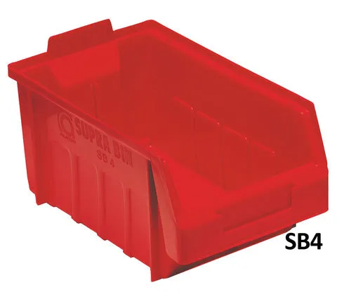 Alkon: SB 2 Supra Bin 170mm X 100mm X 85mm Blue/Red