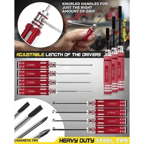 All in 1 Professional Drone Repair Tool Kit Precision Screwdriver Set