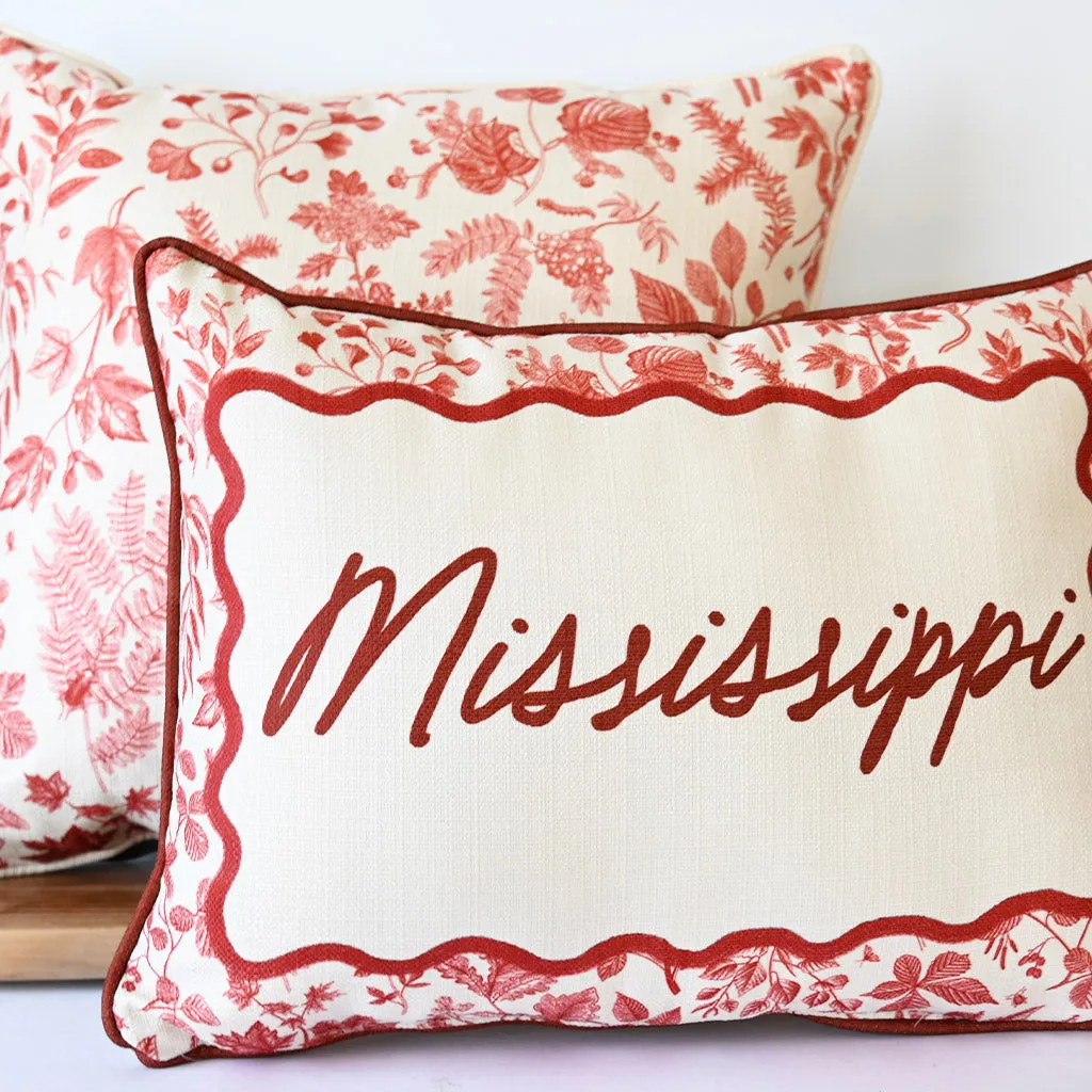 Autumn Leaf Mississippi Rectangle Pillow