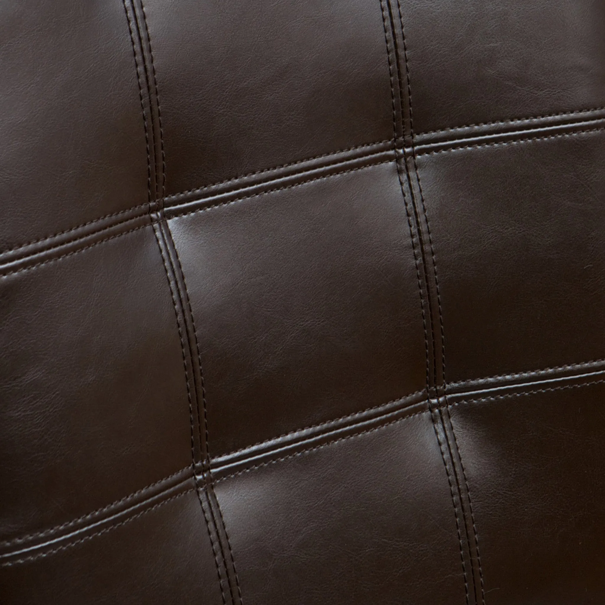 Barrington Contemporary Tufted Bonded Leather Dining Chairs (Set of 2)