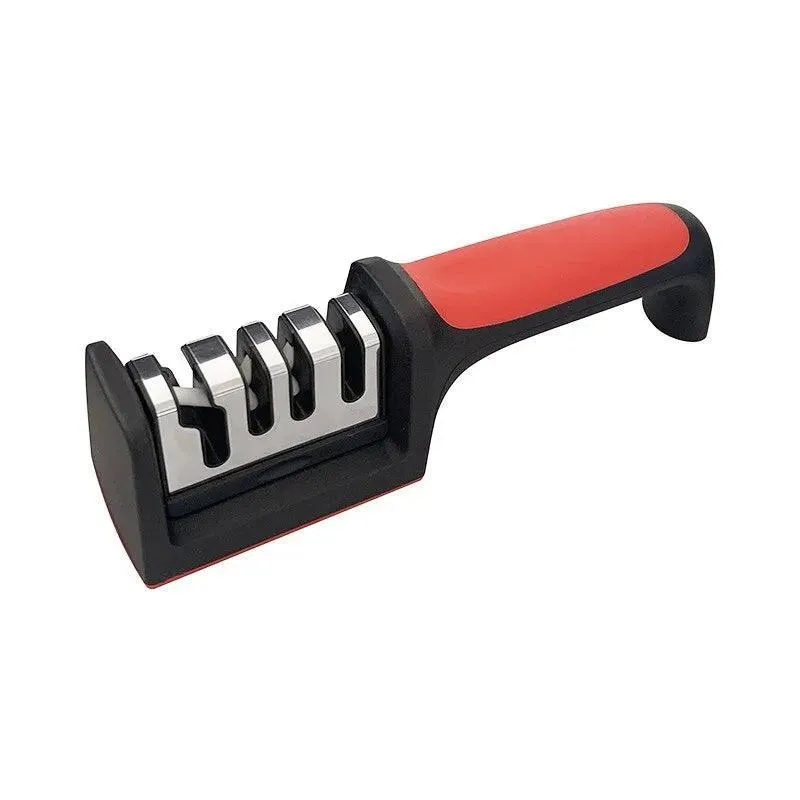 Black Knife Sharpener: Effortless Sharpening & Multi-Functional Kitchen Tool