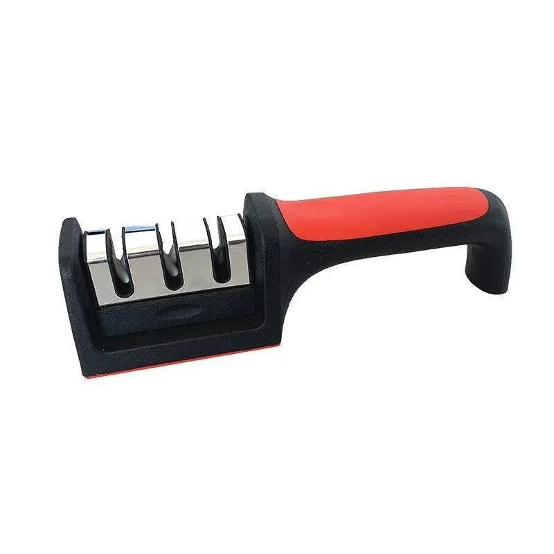 Black Knife Sharpener: Effortless Sharpening & Multi-Functional Kitchen Tool