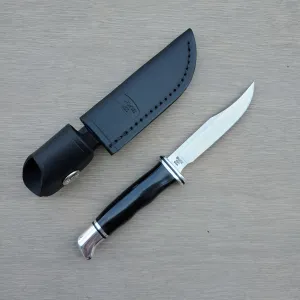 Buck 102 Woodsman 4" Knife with Leather Sheath