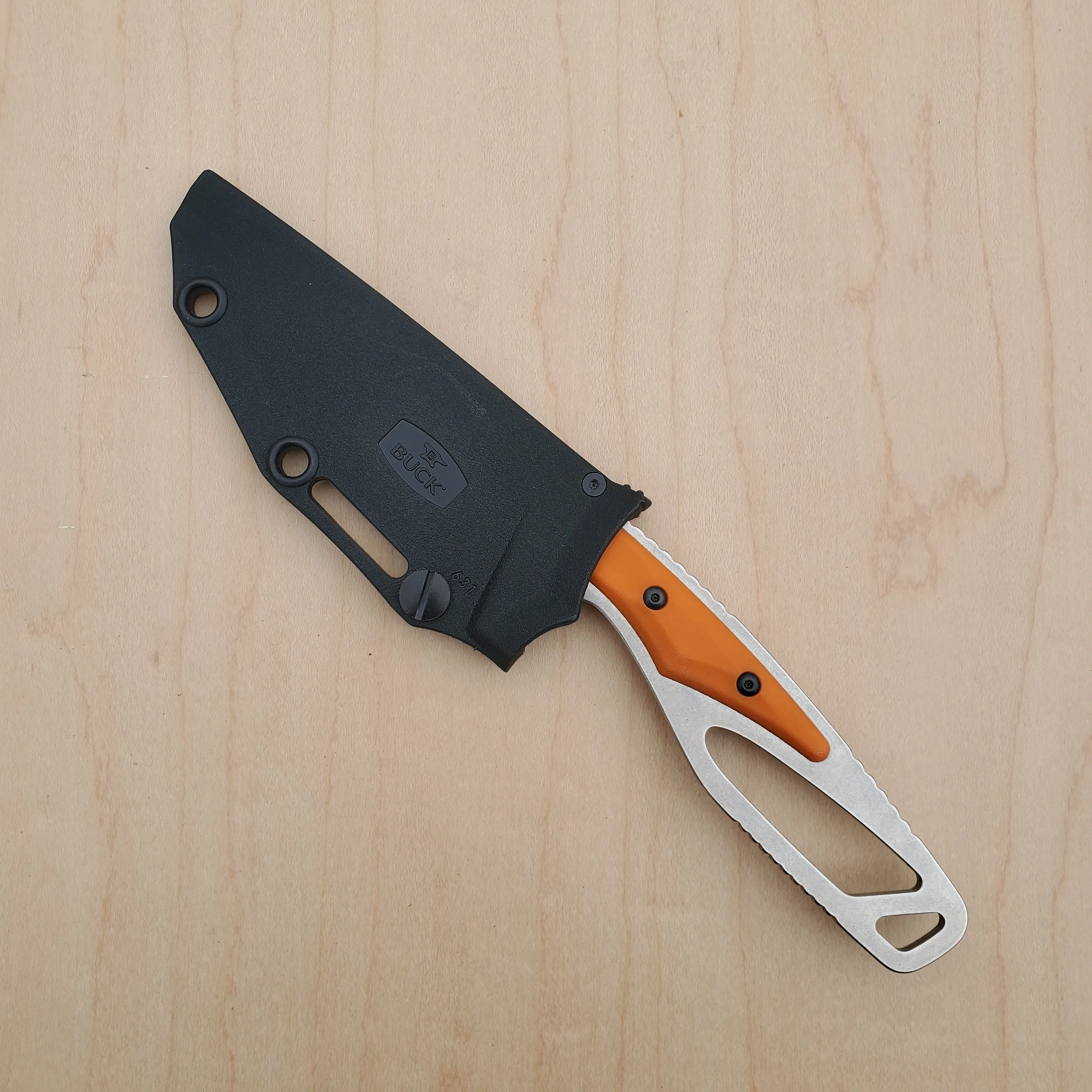 Buck 631 PakLite 2.0 Field Knife - Orange