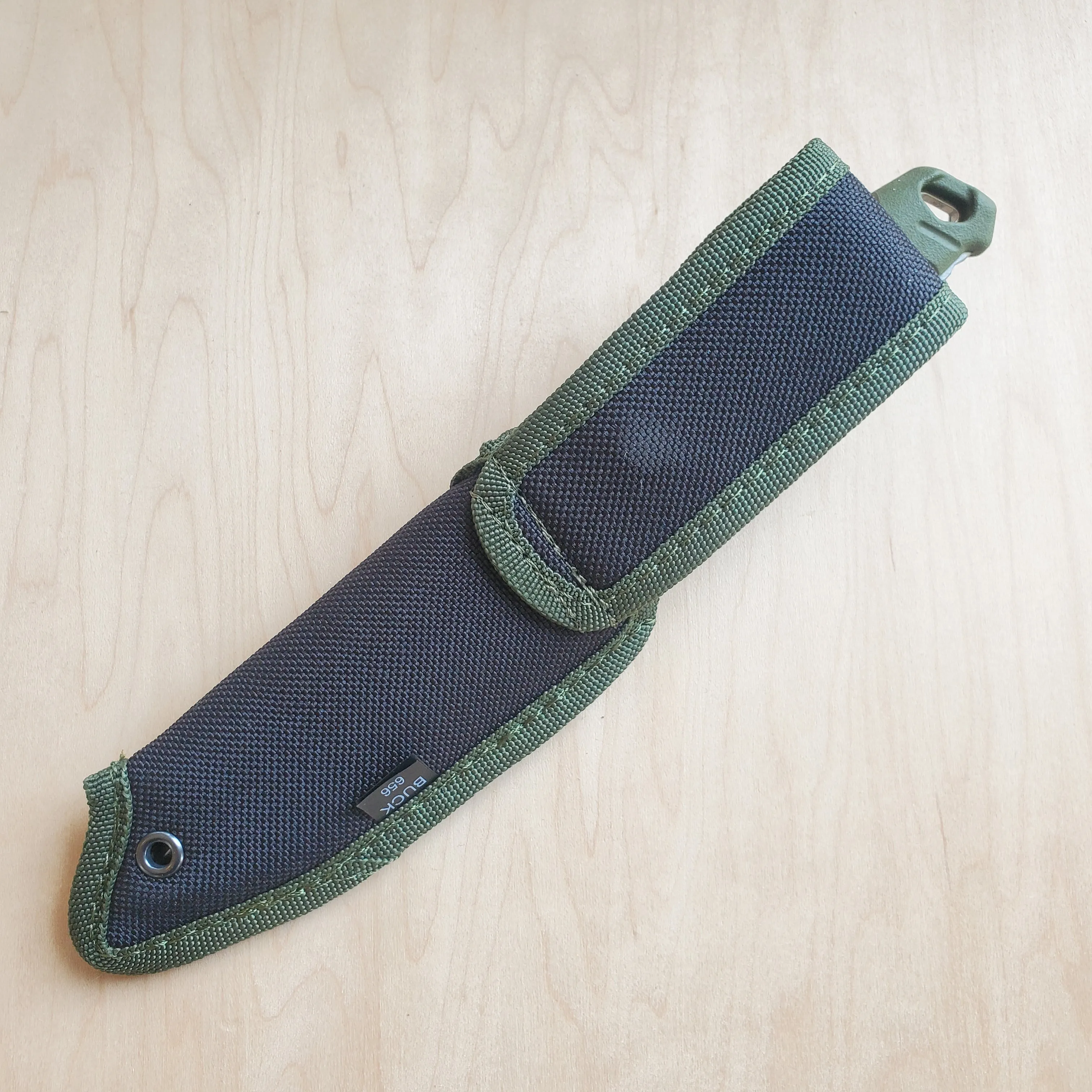 Buck 656 Large Pursuit Drop Point Hunting Knife - Green