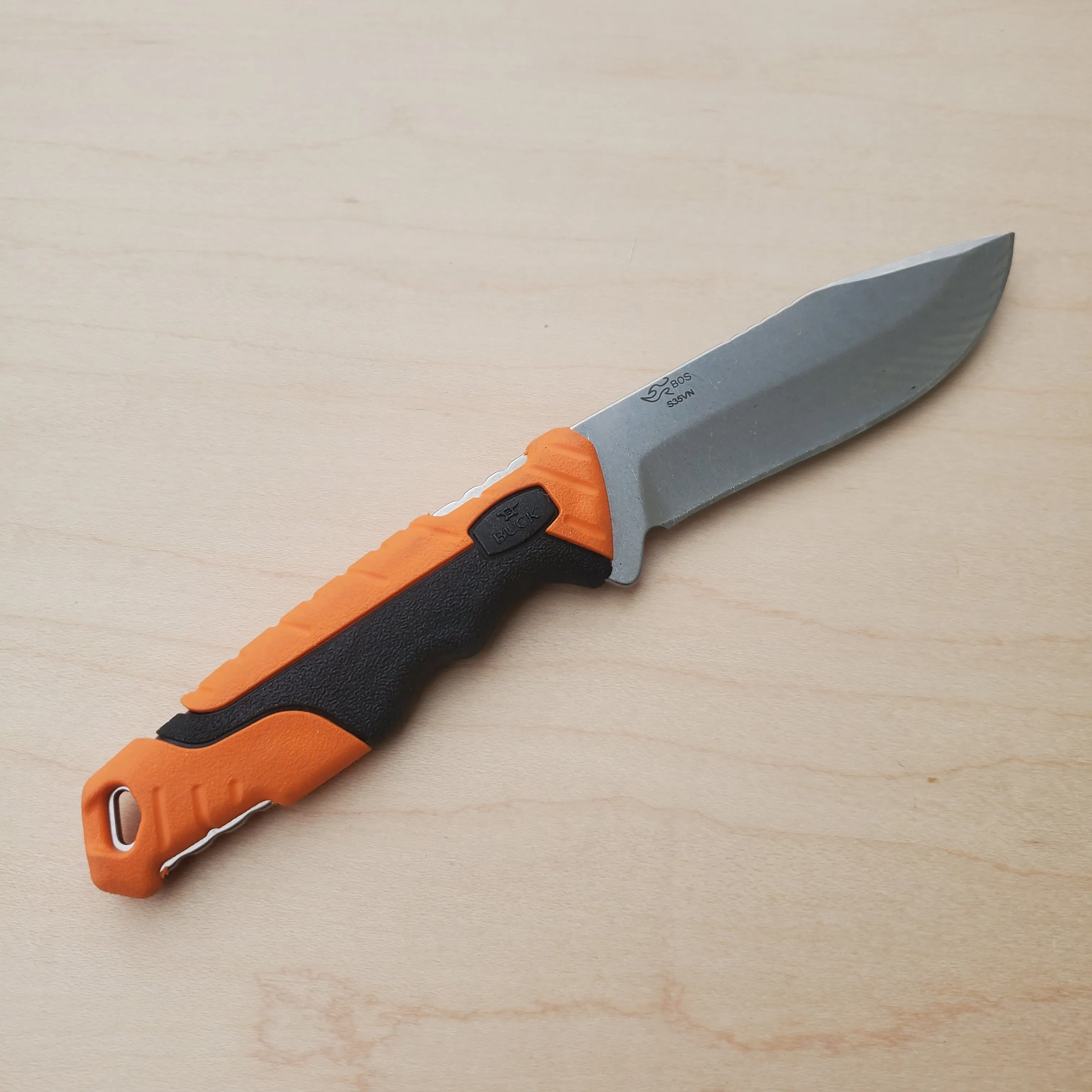 Buck 658 Pursuit PRO Drop Point Hunting Knife - Orange