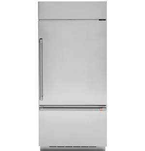 Cafe CDB36RP2PS1 Caf(eback)™ 21.3 Cu. Ft. Built-In Bottom-Freezer Refrigerator