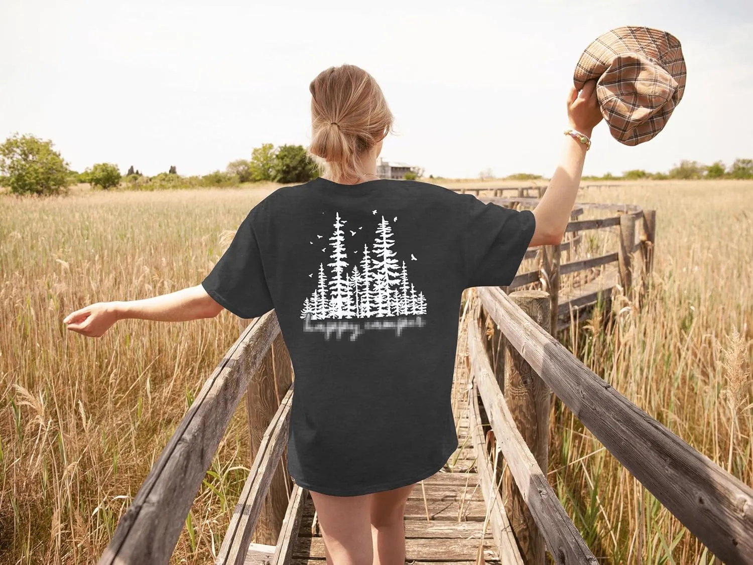 Camping Shirts Hiking Adventure T-Shirt: Camper Gifts Tops Women Vintage Mountain Nature Graphic Tees Short Sleeve Outfit