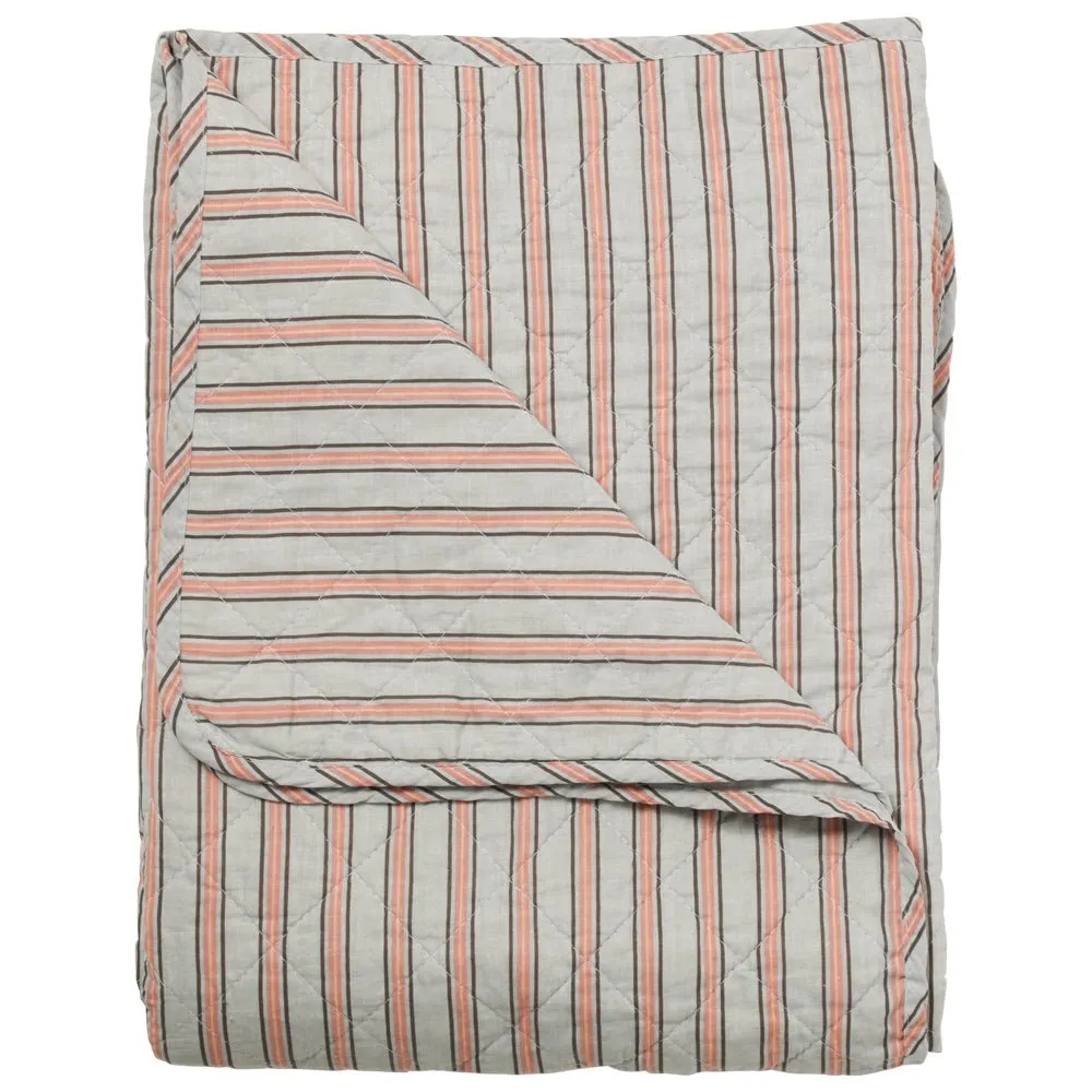 Chambray Wide Stripe Quilt