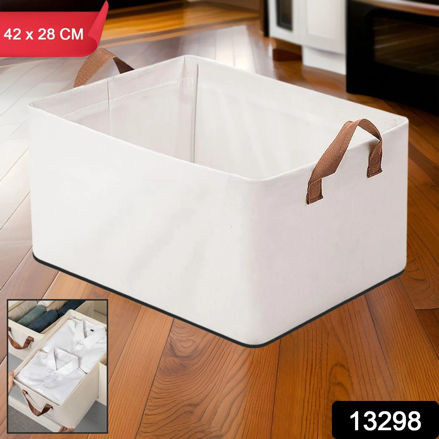 Cloth storage baskets, closet storage bins (4228 Cm)