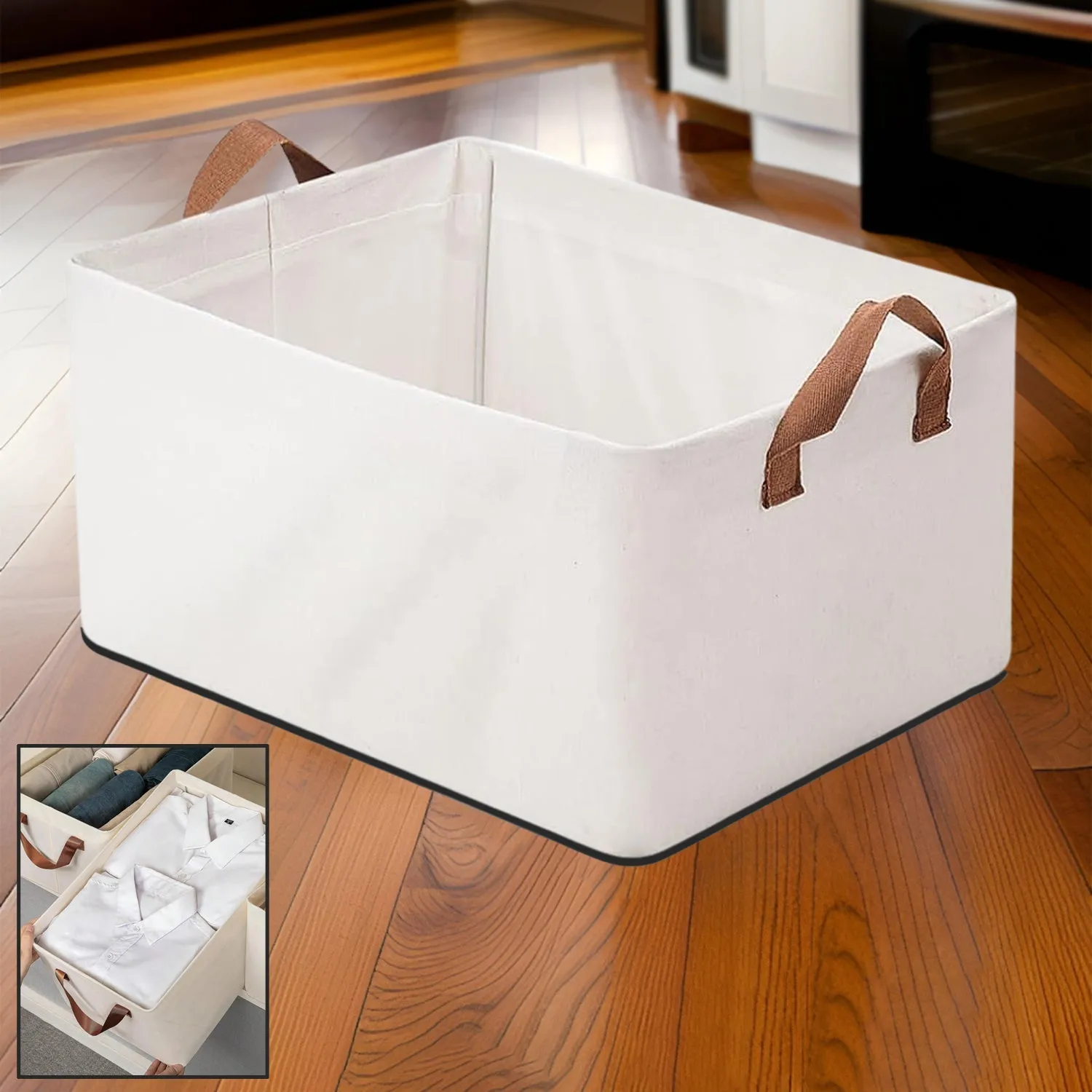 Cloth storage baskets, closet storage bins (4228 Cm)