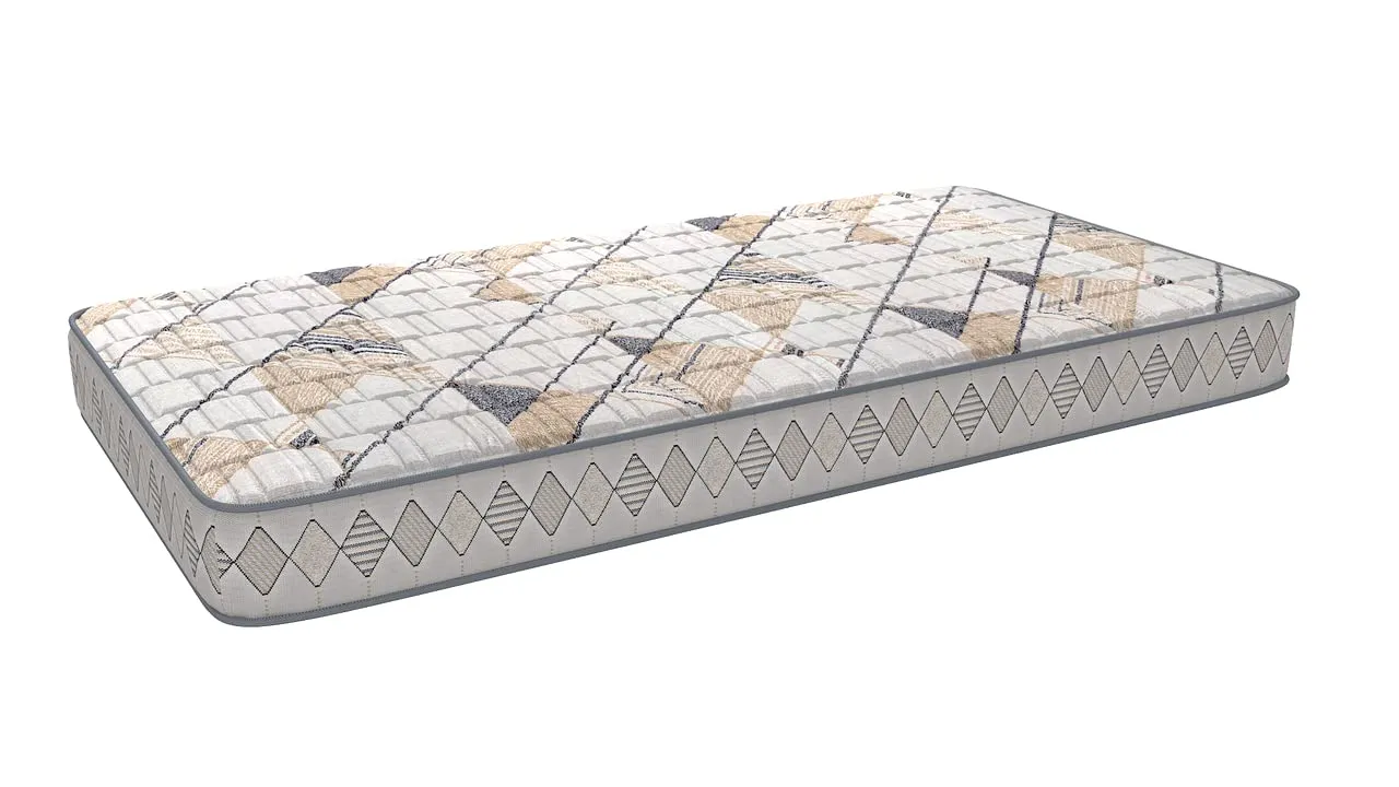 Coirfit Beetle with 36 Years of Trust 4 inch Rebonded Foam Mattress with EPE Foam Core (TCPLBTL80 X 72 X 4 Inch)