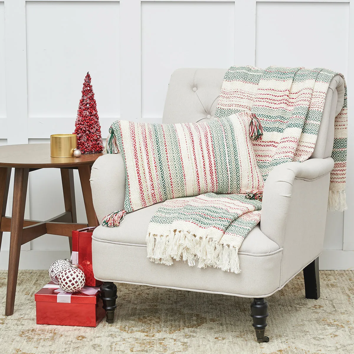Cozy Nordic Christmas Pillow