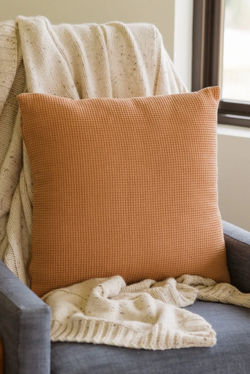 Crisp Air Waffle Weave Pillow