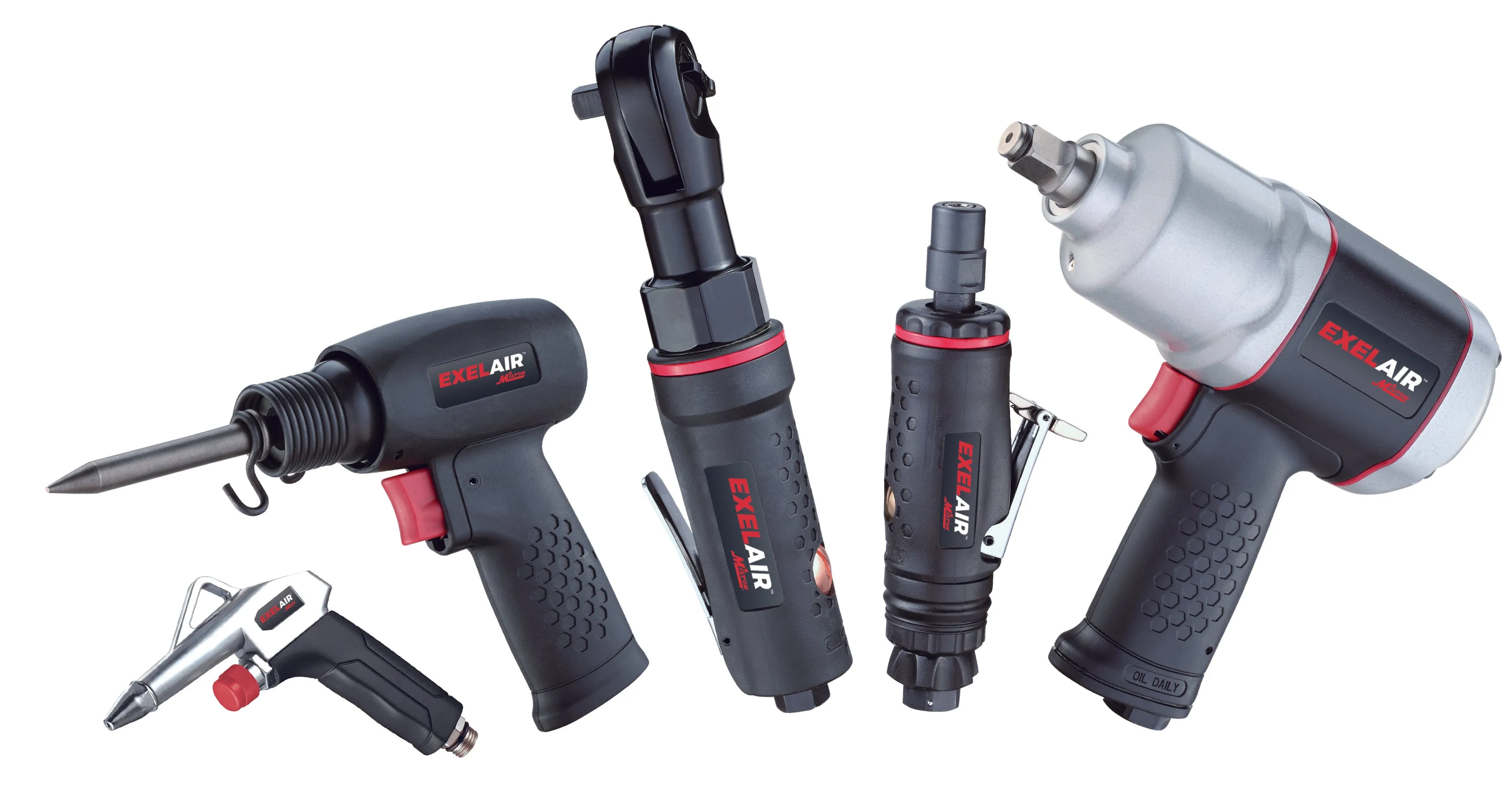 EXELAIR® 50-Pc. COMPOSITE Professional High Torque Automotive Air Tools & Accessory Kit