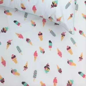 Fitted Cot Sheet - Ice Cream