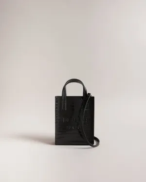 Gatocon Mini Croc Icon Bag Black
