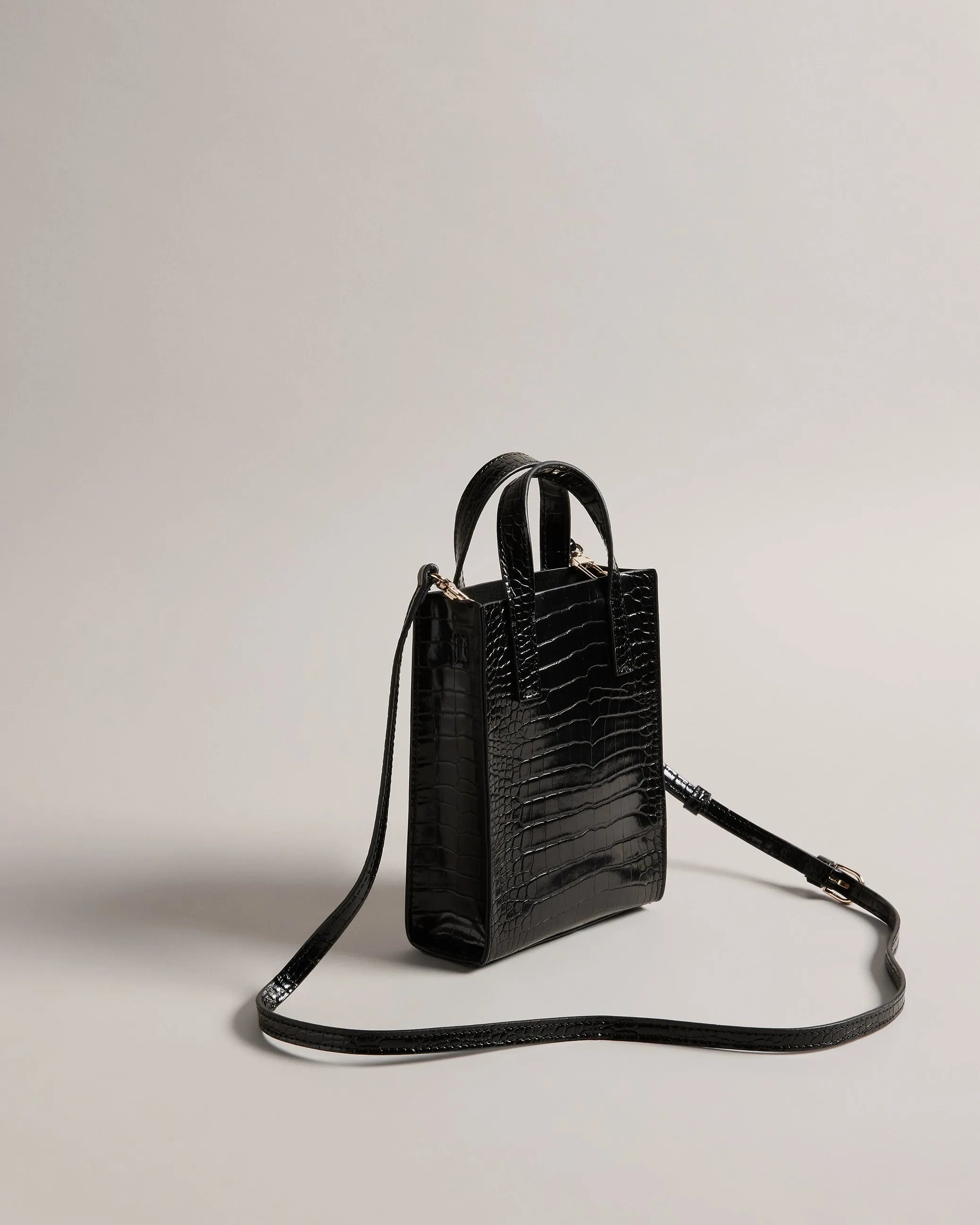 Gatocon Mini Croc Icon Bag Black