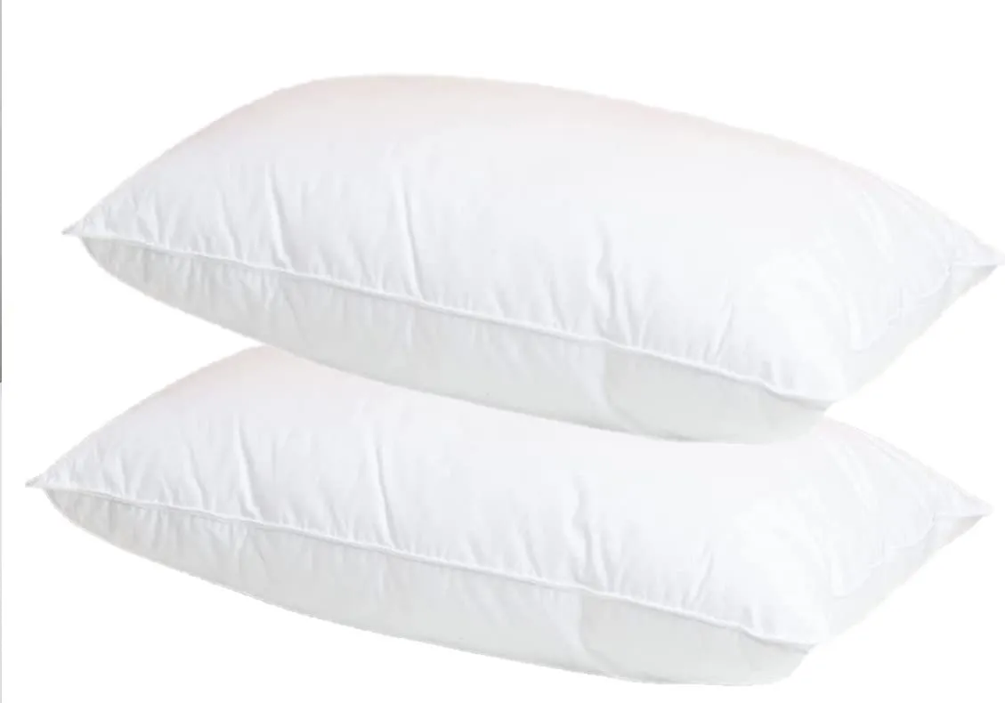 GUFFAW premium polyester microfiber pillow filler 14x24 inches (white) pack of 2