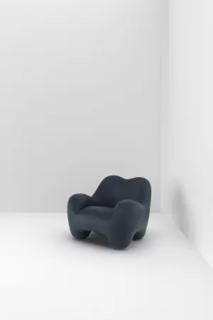 GUMMY ARMCHAIR / SAVANNE LEATHER ROYAL