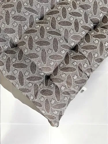 H B Msala Gadda Medium Firm Soft Cotton Quilt Mattress, Rectangle Type, Black Hosiery Cotton, Premium Shine Grey Star (7X 6 Full XL)