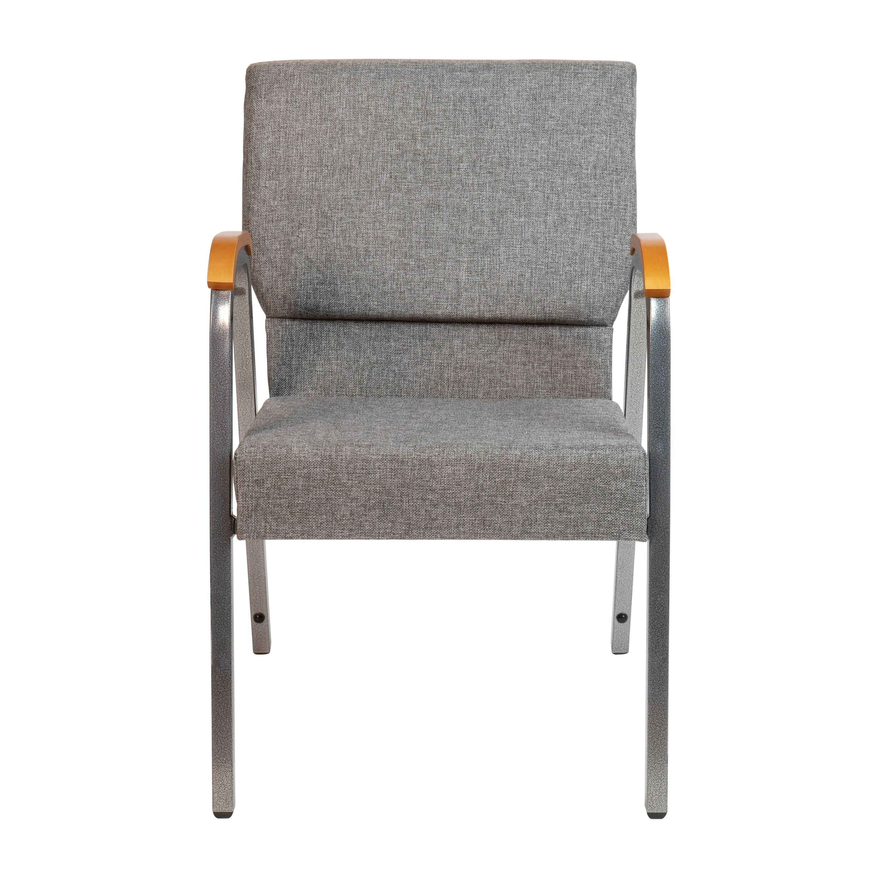 HERCULES Series 21"W Stacking Wood Accent Arm Church Chair