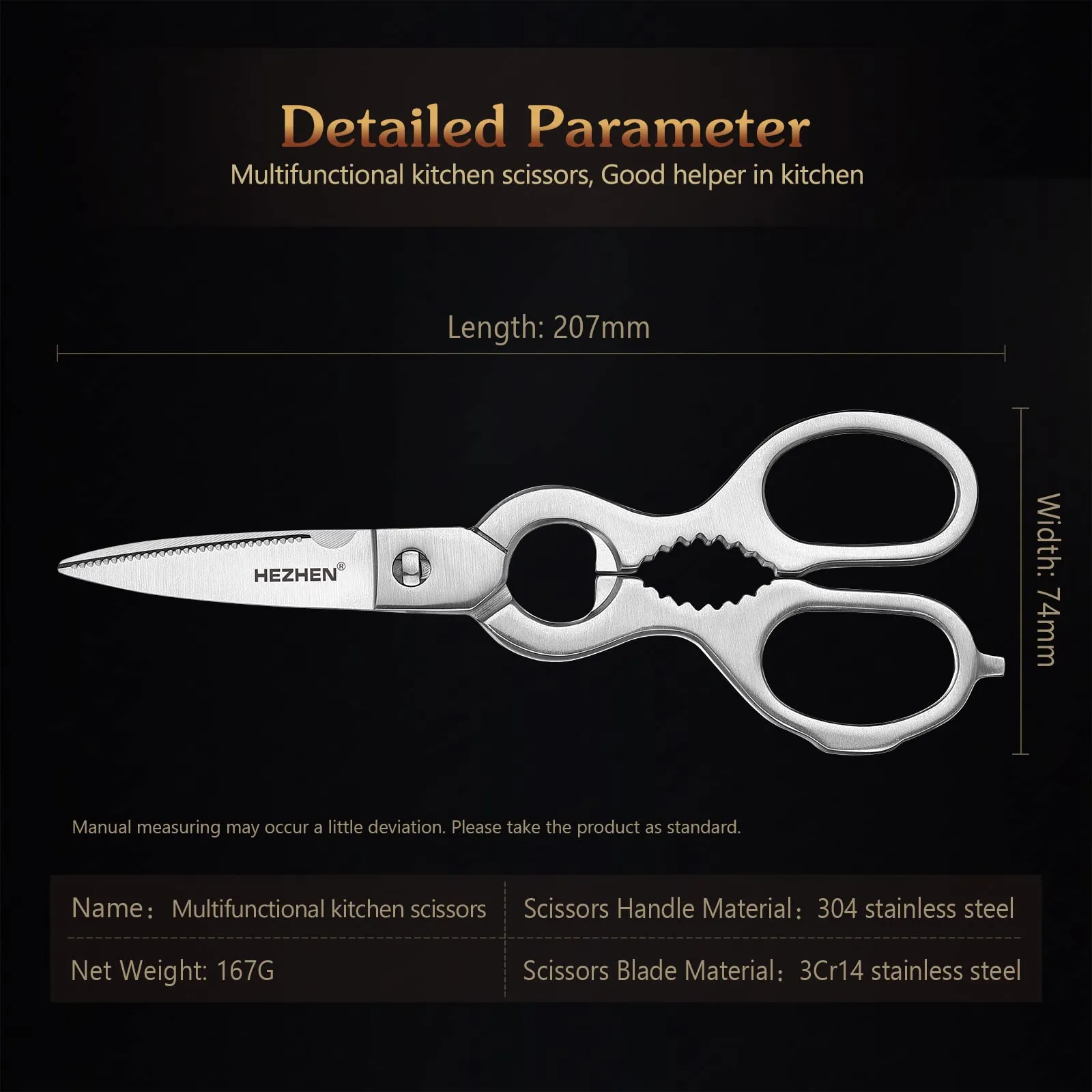 HEZHEN- Kitchen Knives Set 7PCS Forging Damascus (New)