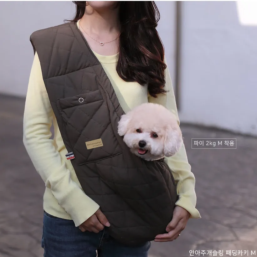 Hug-Me Sling in Quilted Khaki (FINAL SALE)