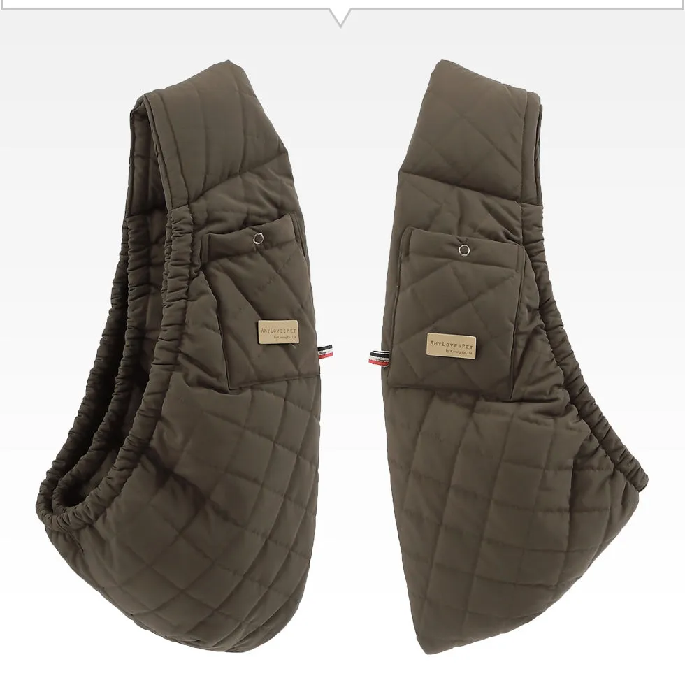 Hug-Me Sling in Quilted Khaki (FINAL SALE)