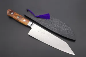 JCK Original Kagayaki Grand Canyon R-2 White & Silver Damascus Series GCYU-29 Bunka | Kiritsuke 175mm (6.8 Inch)