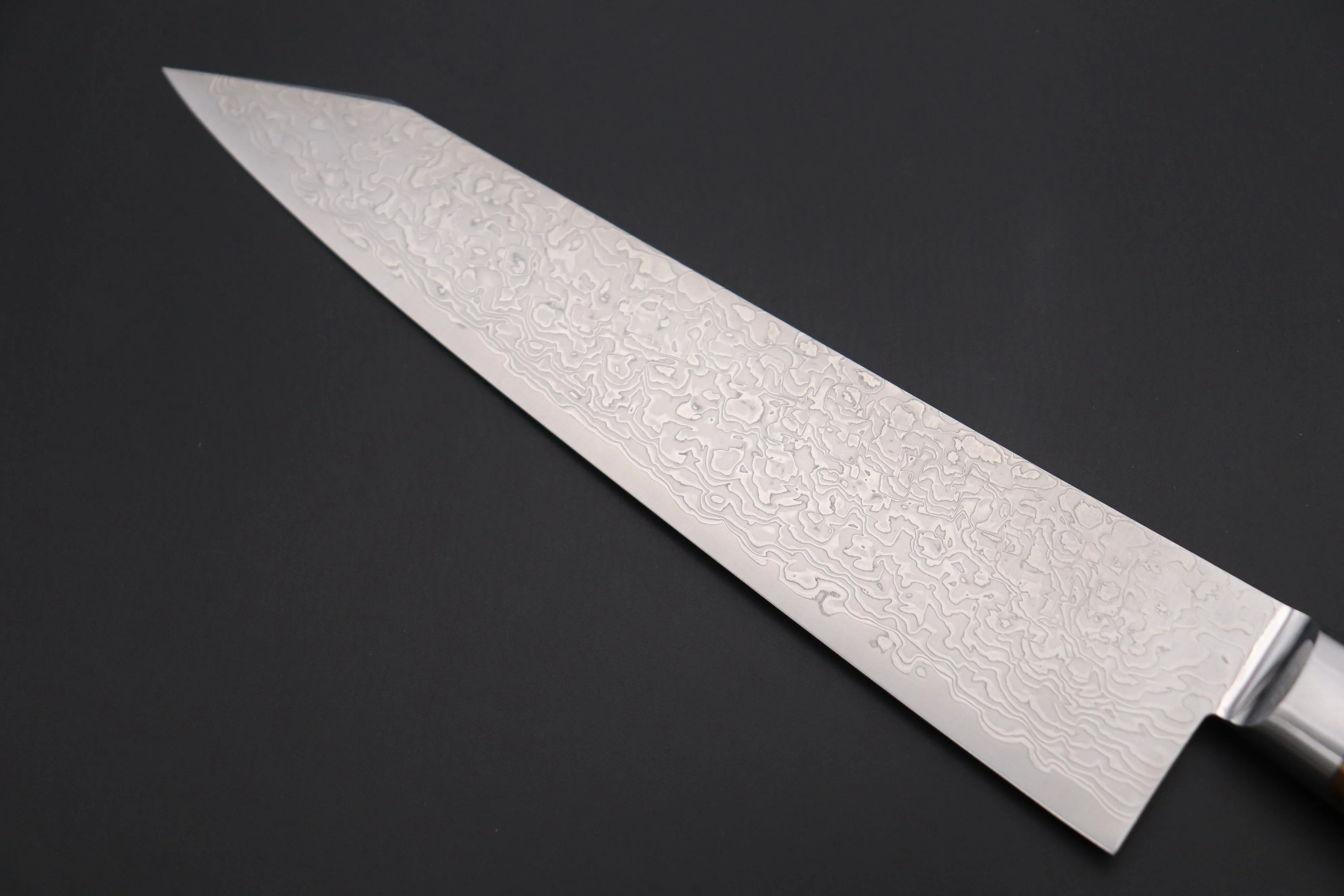 JCK Original Kagayaki Grand Canyon R-2 White & Silver Damascus Series GCYU-35 Kiritsuke Gyuto 200mm (7.8 Inch)