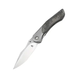 Kizer Mystic Rex45 Blade Titanium Micarta Handle Ki4636A1 (3.74 Stonewashded)