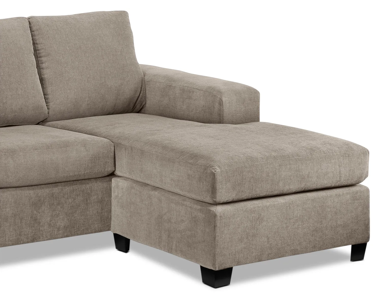 Knox Chaise Sofa - Pewter
