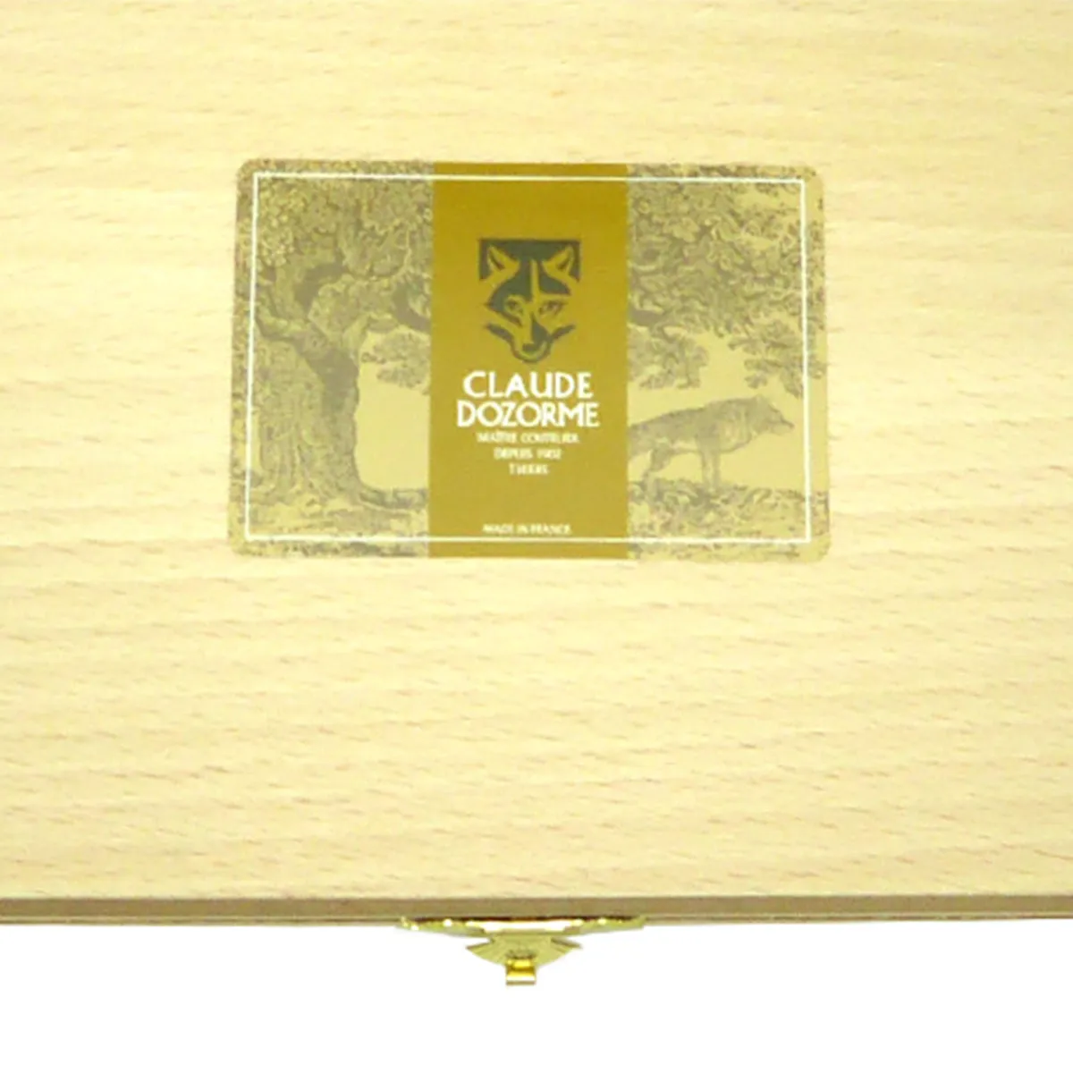 NEW Claude Dozorme Three Piece Laguiole Knife Gift Set Green Blue