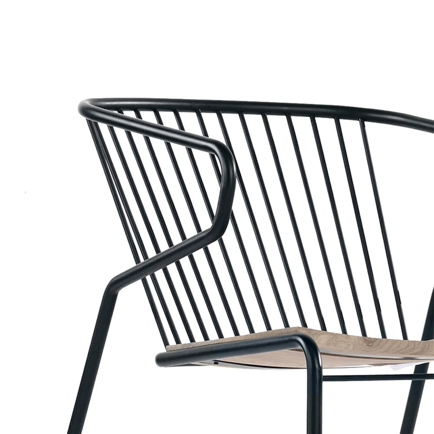 Oak Gabbia Lounge Chair