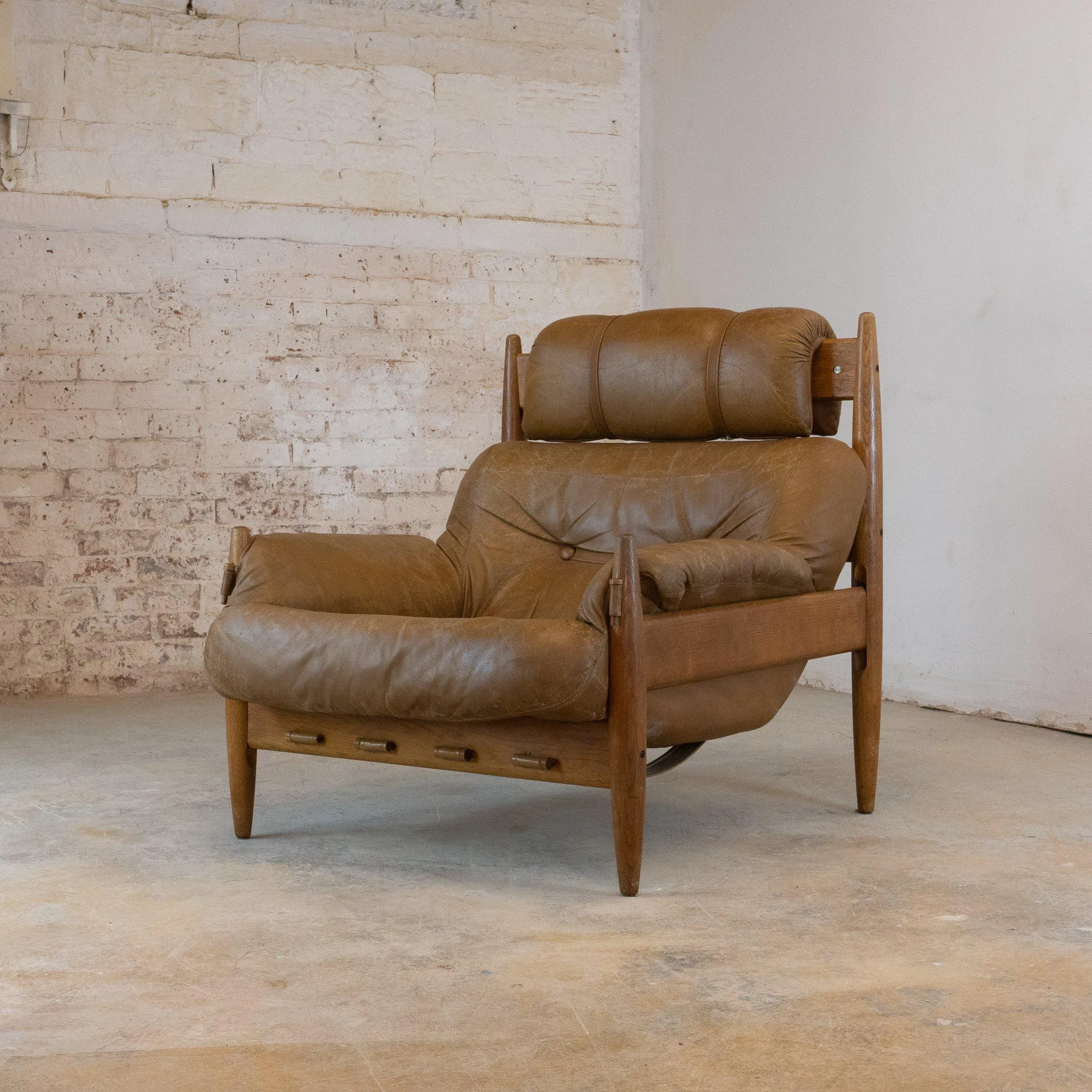 Pair of Brazilian Mid Century Lounge Chairs